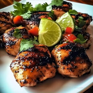 Peruvian Grilled Chicken Thighs Recipe