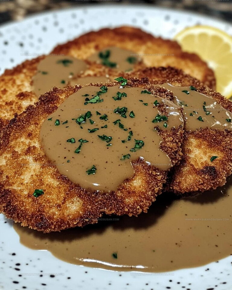 Pork Schnitzel With Dijon Gravy Recipe