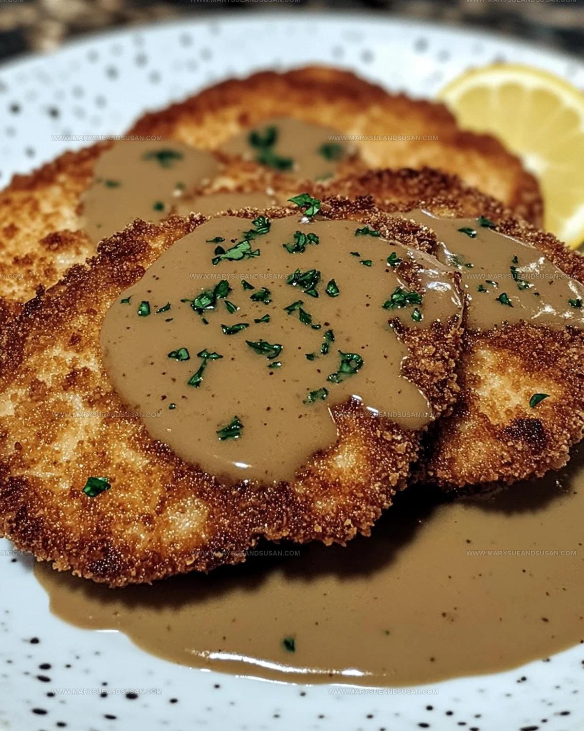 Pork Schnitzel With Dijon Gravy Recipe