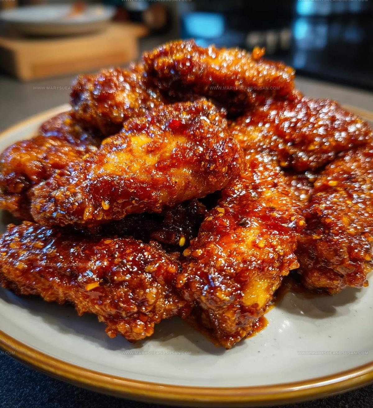 Sticky Oven-Baked Chicken Wings Recipe