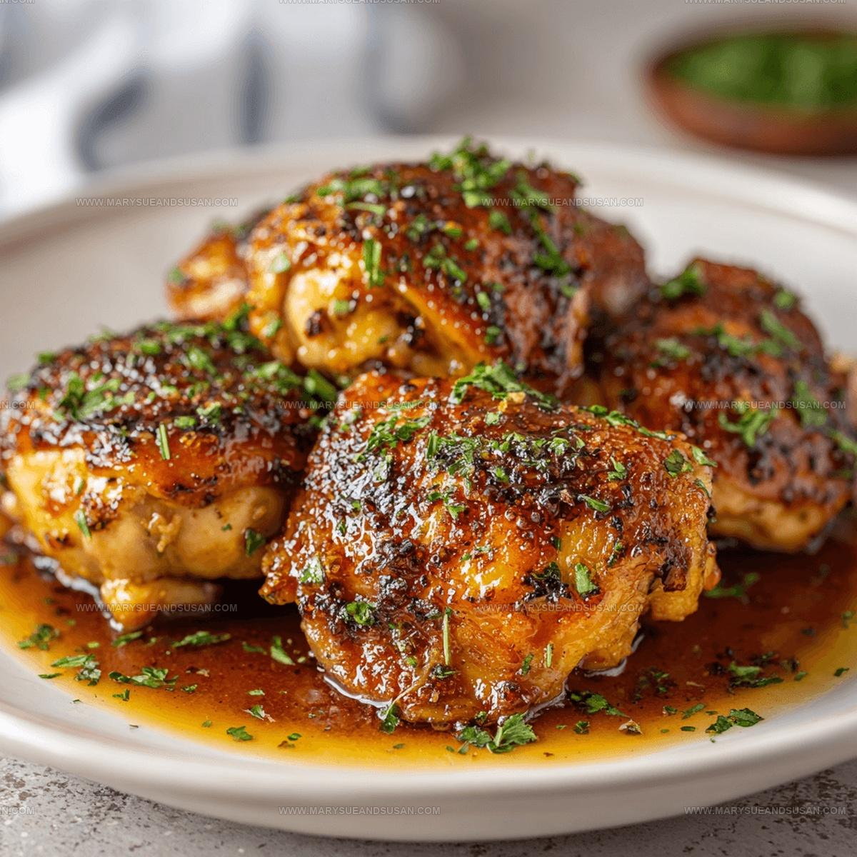 Maple Glazed Chicken Thighs Recipe