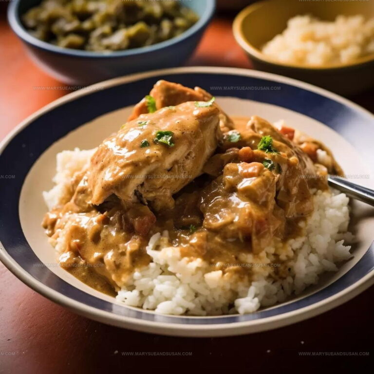 Southern Style Smothered Chicken Rice Recipe
