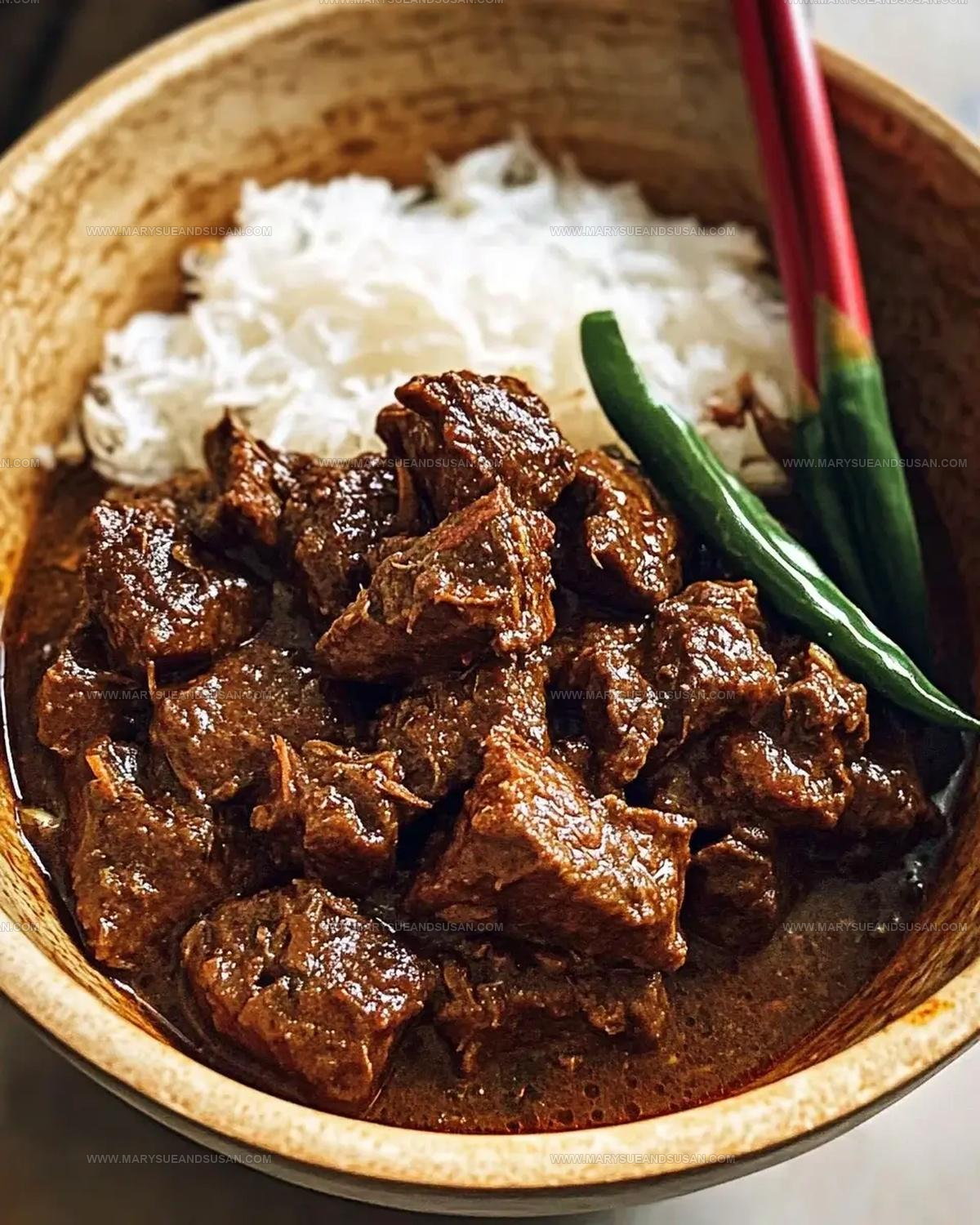 Spicy Beef Rendang Recipe
