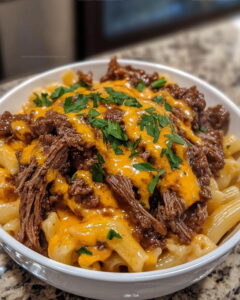 Shredded Beef Mac and Cheese Recipe