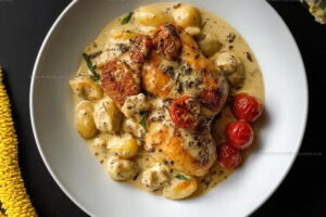 Rich Tuscan Chicken Recipe with Creamy Sauce