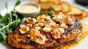 Crispy Hot Honey Feta Chicken Cutlet Recipe
