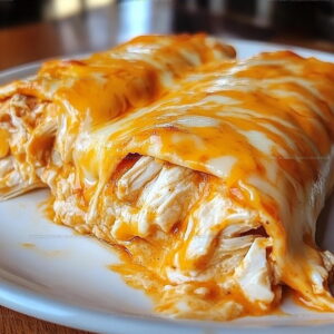 Double Cheese Chicken Enchilada Rollups Recipe