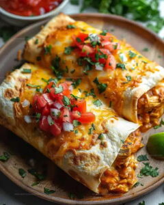 Crispy Mexican Chimichanga Recipe with Chicken