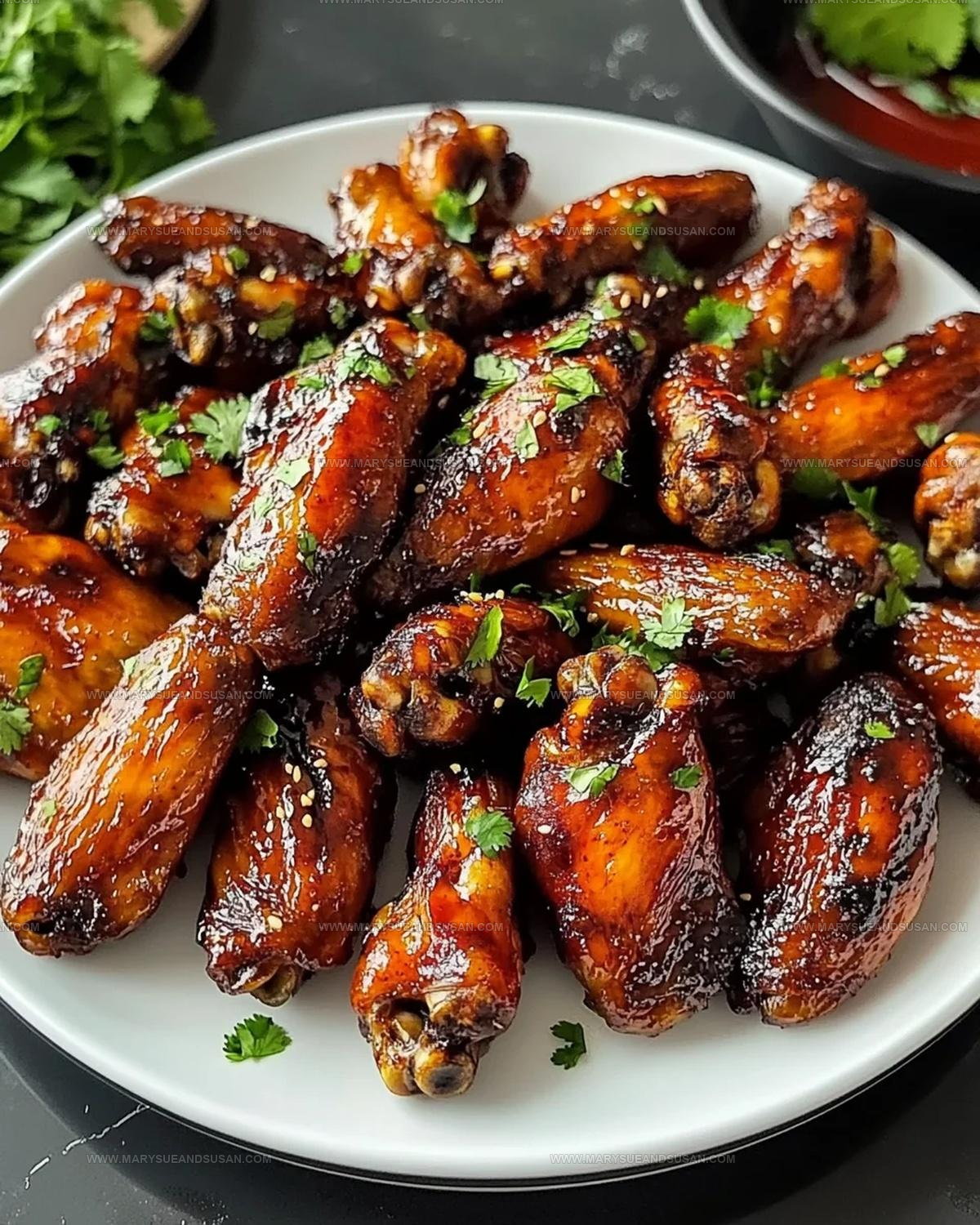 Oven Glazed Sweet Spicy Chicken Wings Recipe