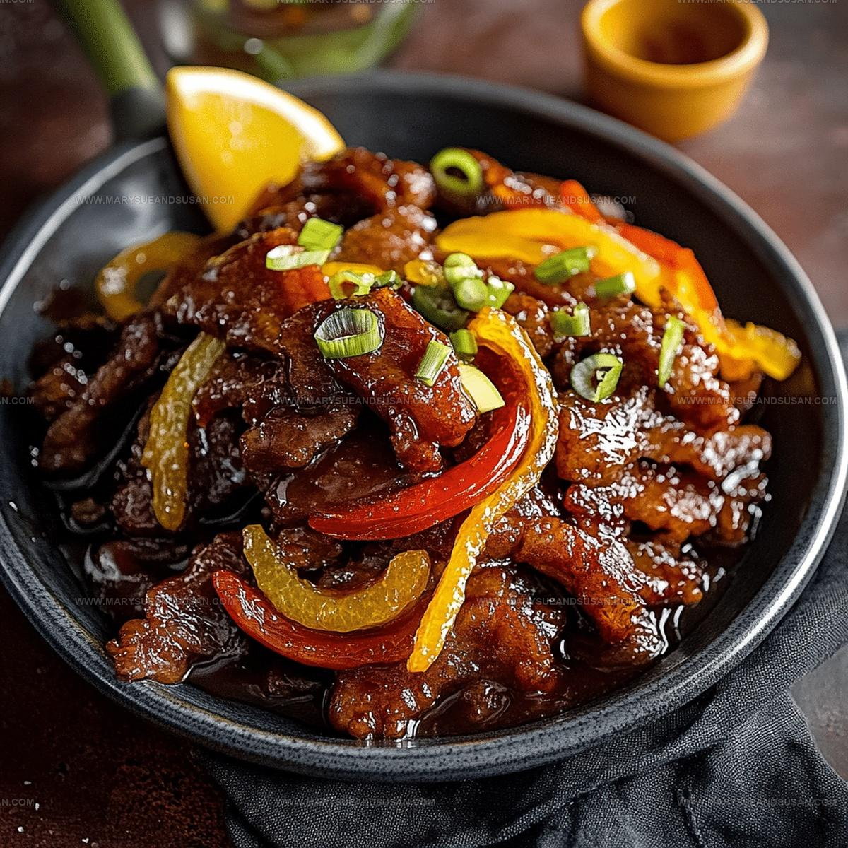 Sweet Orange Beef Recipe
