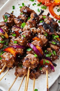 Beef Teriyaki Skewers Recipe
