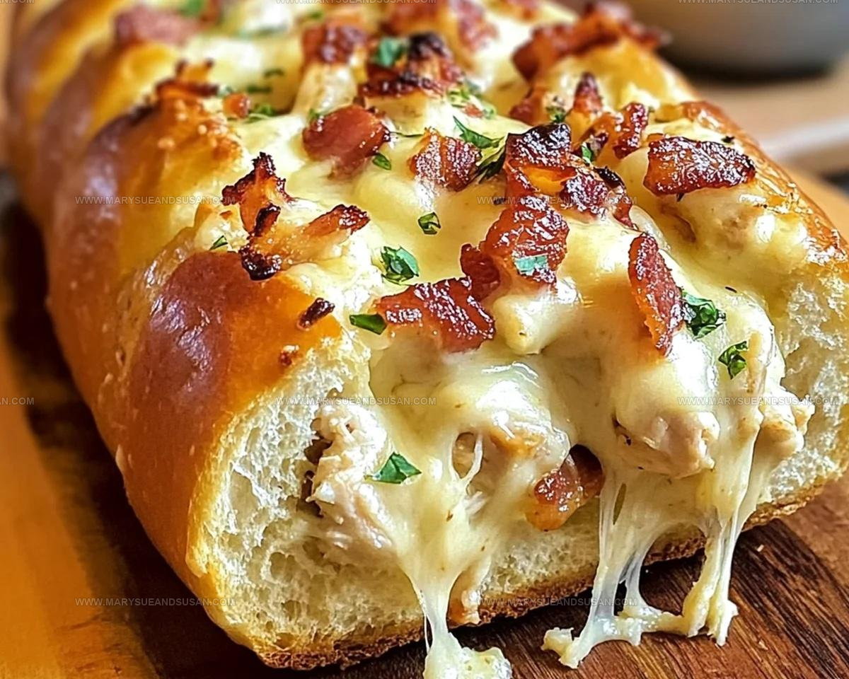 Chicken Bacon Ranch Bread Recipe
