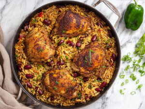 Island-Style Caribbean Chicken Rice Recipe