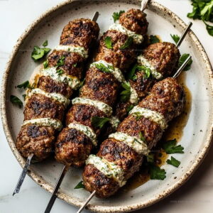 Aromatic Middle Eastern Beef Kofta Kebabs Recipe
