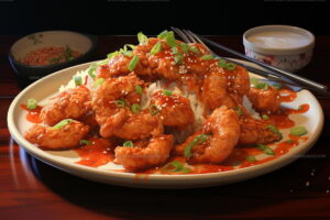 Fiery Bang Bang Chicken and Shrimp Recipe