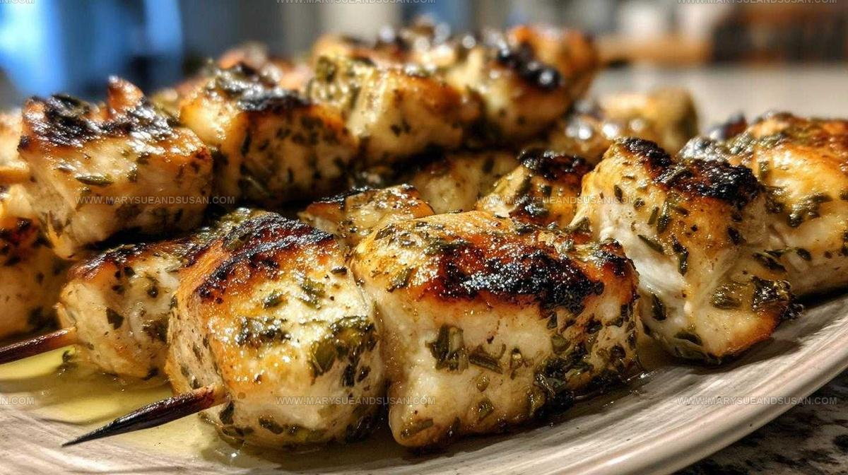 Grilled Lemon Herb Chicken Skewers Recipe