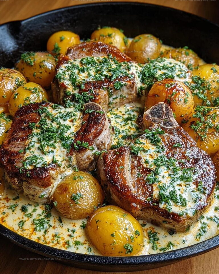 Creamy Ranch Pork Chops and Potatoes Recipe