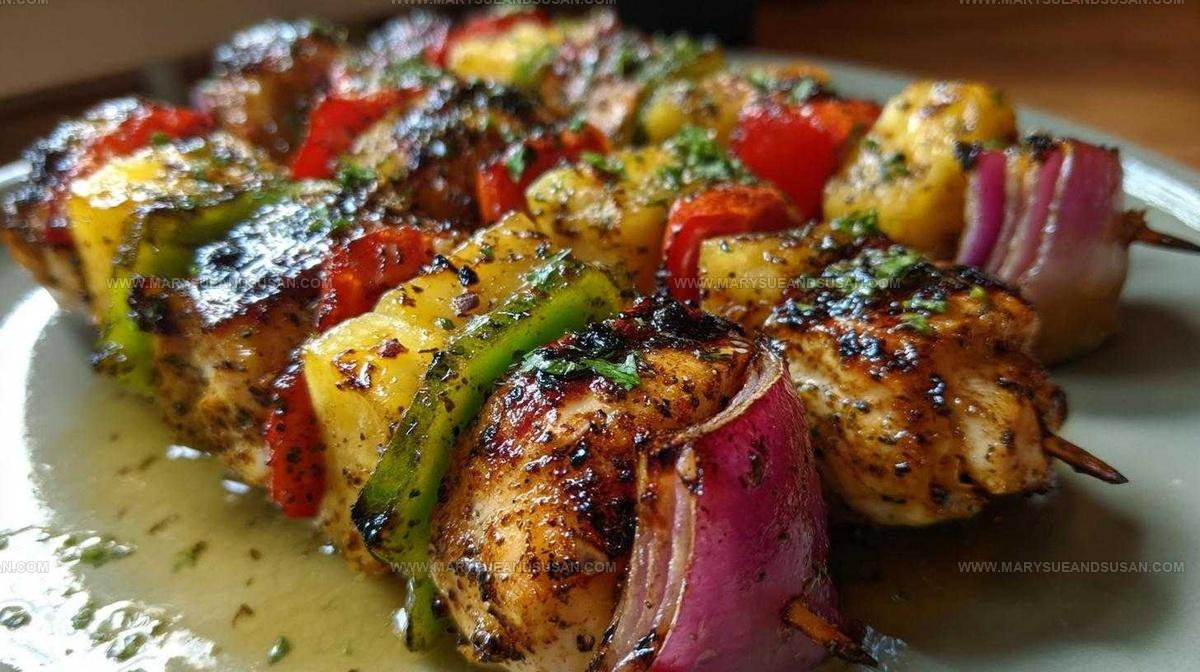 Tropical Pineapple Chicken Kabobs Recipe