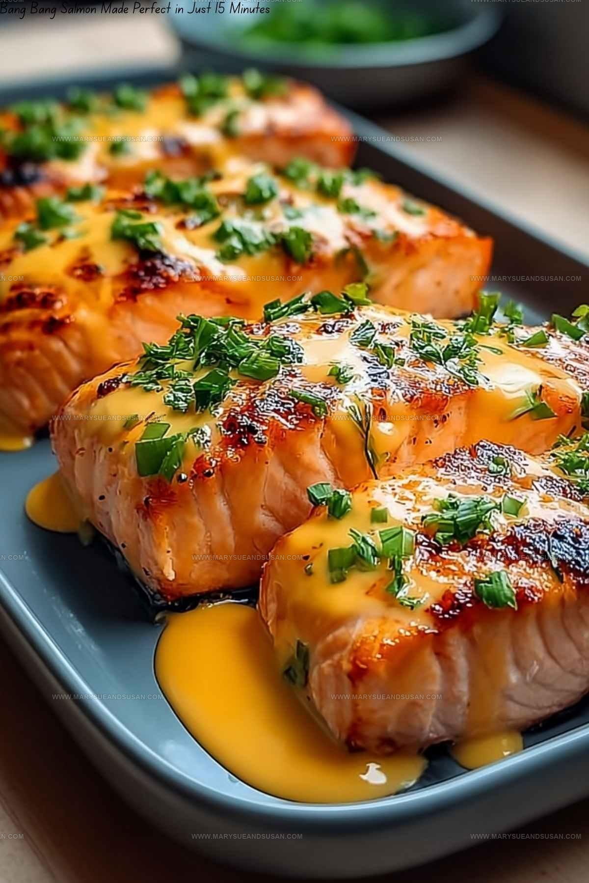 Oven-Roasted Spicy Bang Bang Salmon Recipe