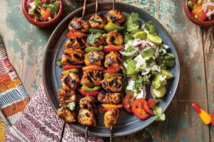 Mexican BBQ Chicken Skewers Recipe