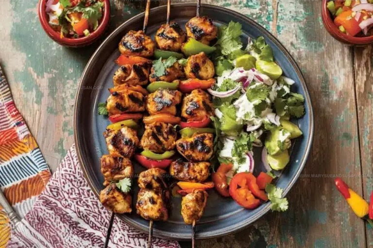 Mexican BBQ Chicken Skewers Recipe