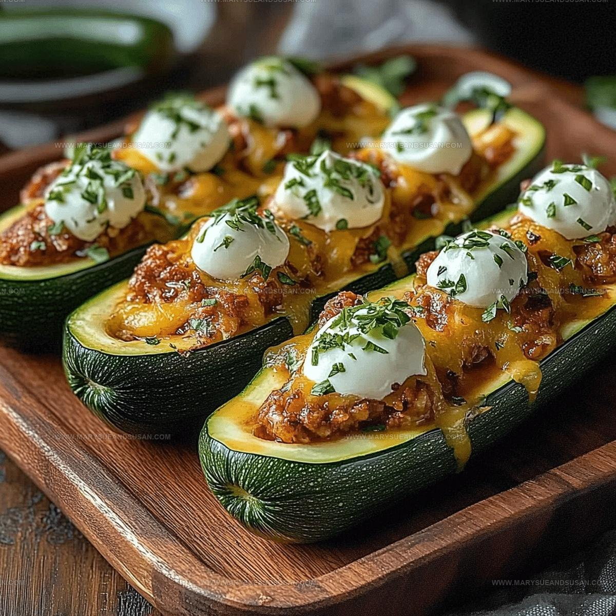 Fresh Chicken Zucchini Boats Recipe