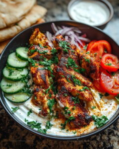 Chicken Shawarma With Creamy Garlic Sauce Recipe