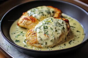 Basil Cream Mozzarella Chicken Recipe