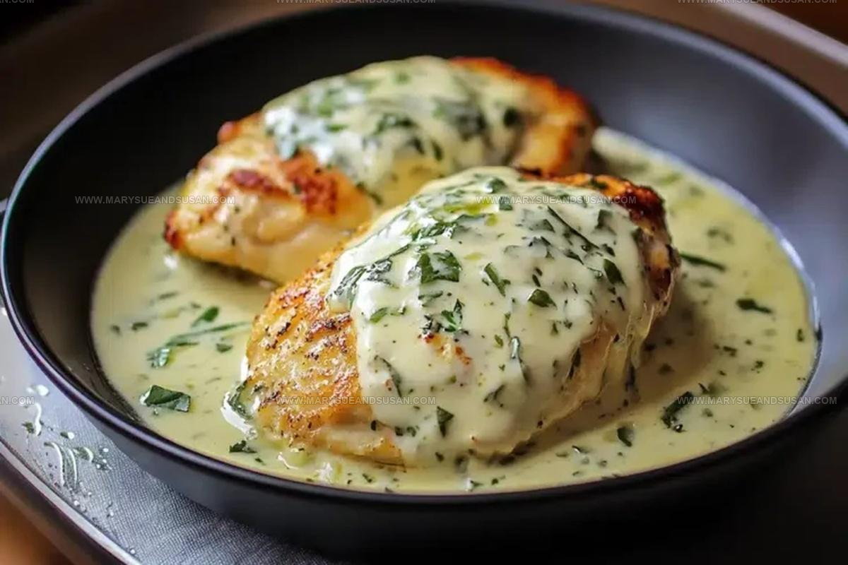 Basil Cream Mozzarella Chicken Recipe