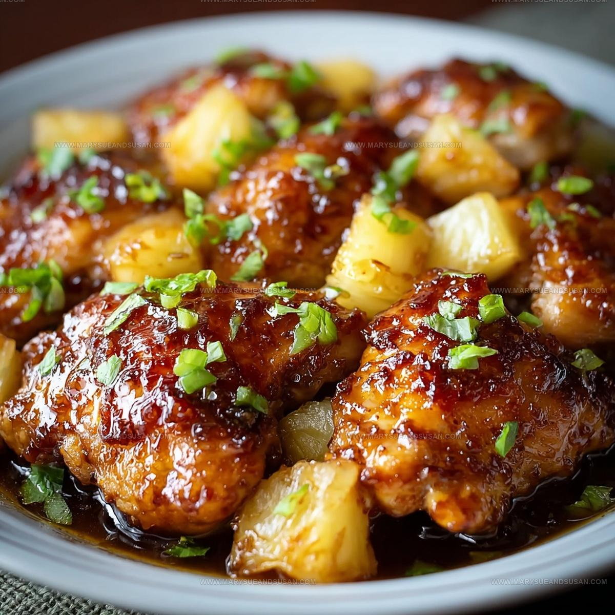 Sweet Pineapple Brown Sugar Chicken Recipe