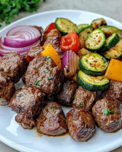 Greek Beef Kebabs Recipe