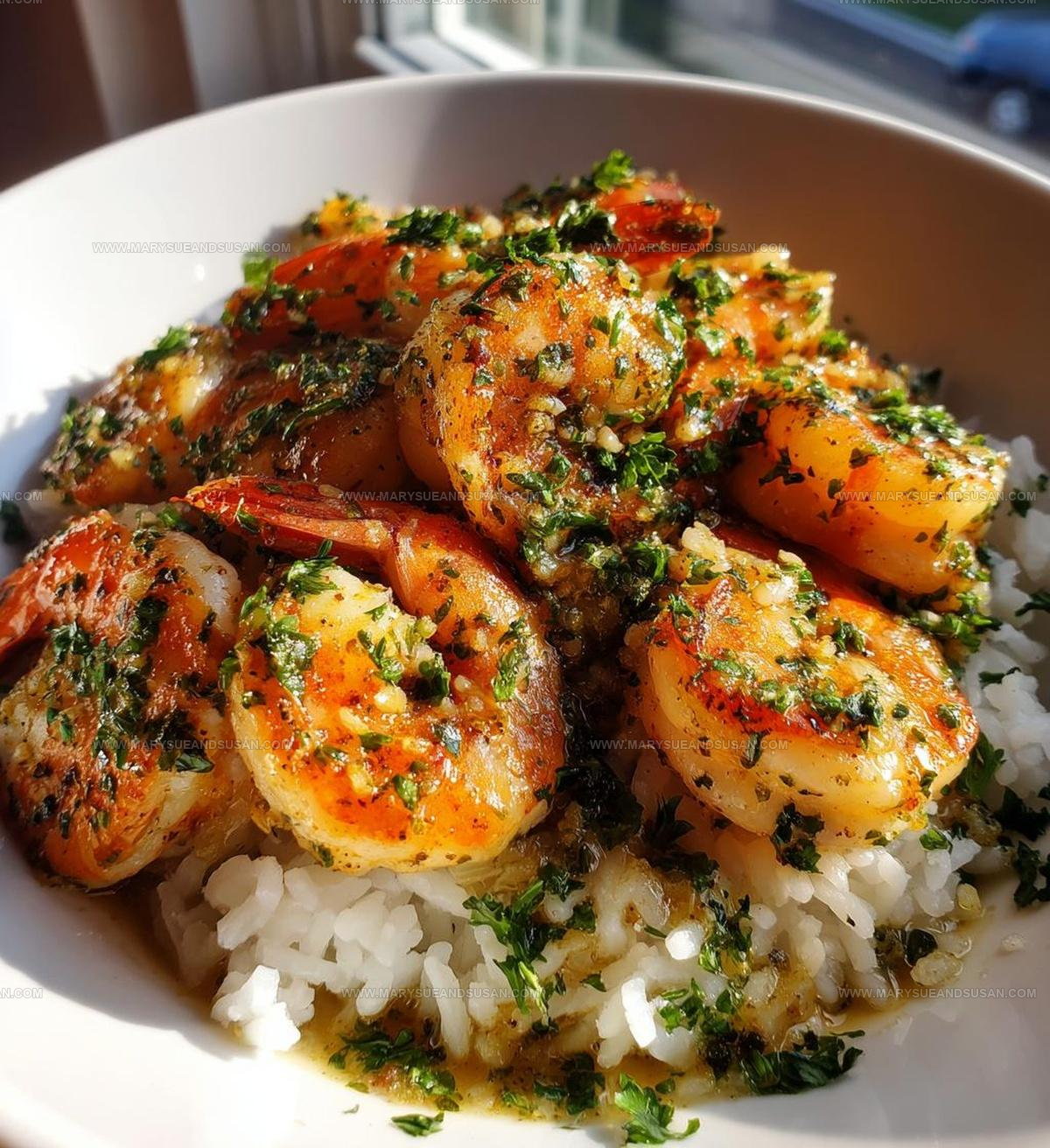 Garlic Butter Shrimp And Rice Recipe