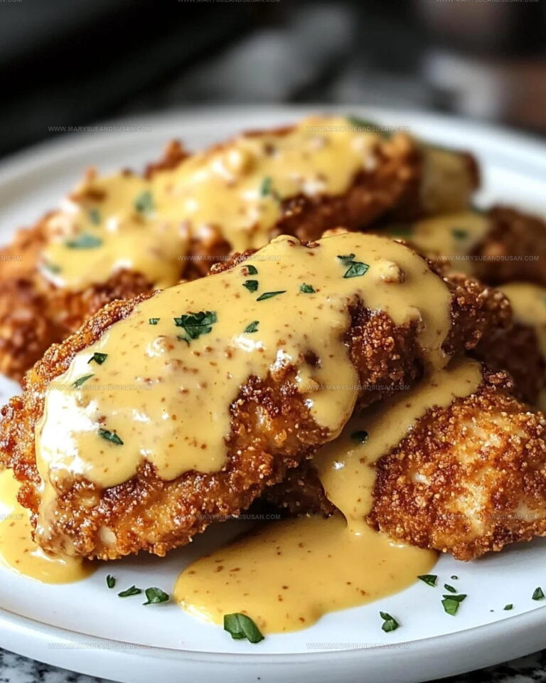 Ideal Pretzel Chicken With Mustard Cheddar Sauce Recipe