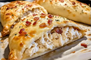 Chicken Bacon Ranch Calzone Recipe