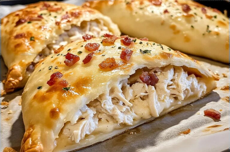 Chicken Bacon Ranch Calzone Recipe