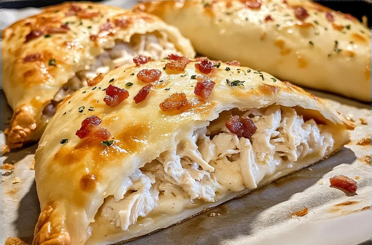 Chicken Bacon Ranch Calzone Recipe