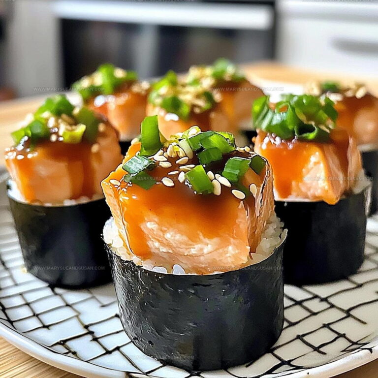 Spicy Salmon Sushi Cups Recipe