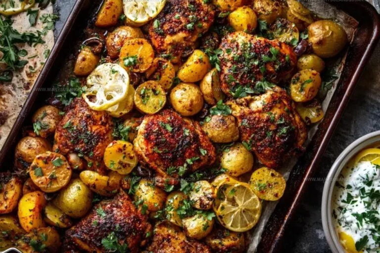 Lemon Balsamic Chicken and Potatoes Recipe