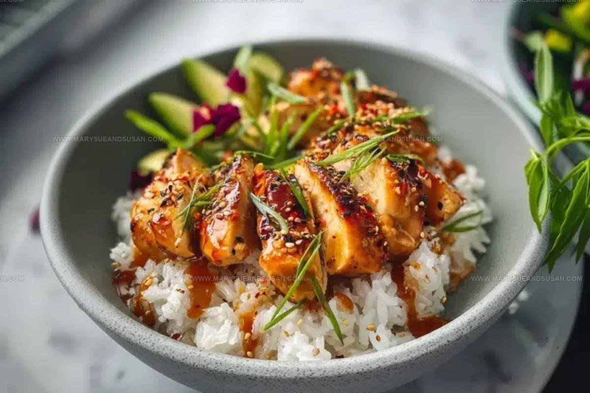Spicy Maple Chicken with Coconut Rice Recipe