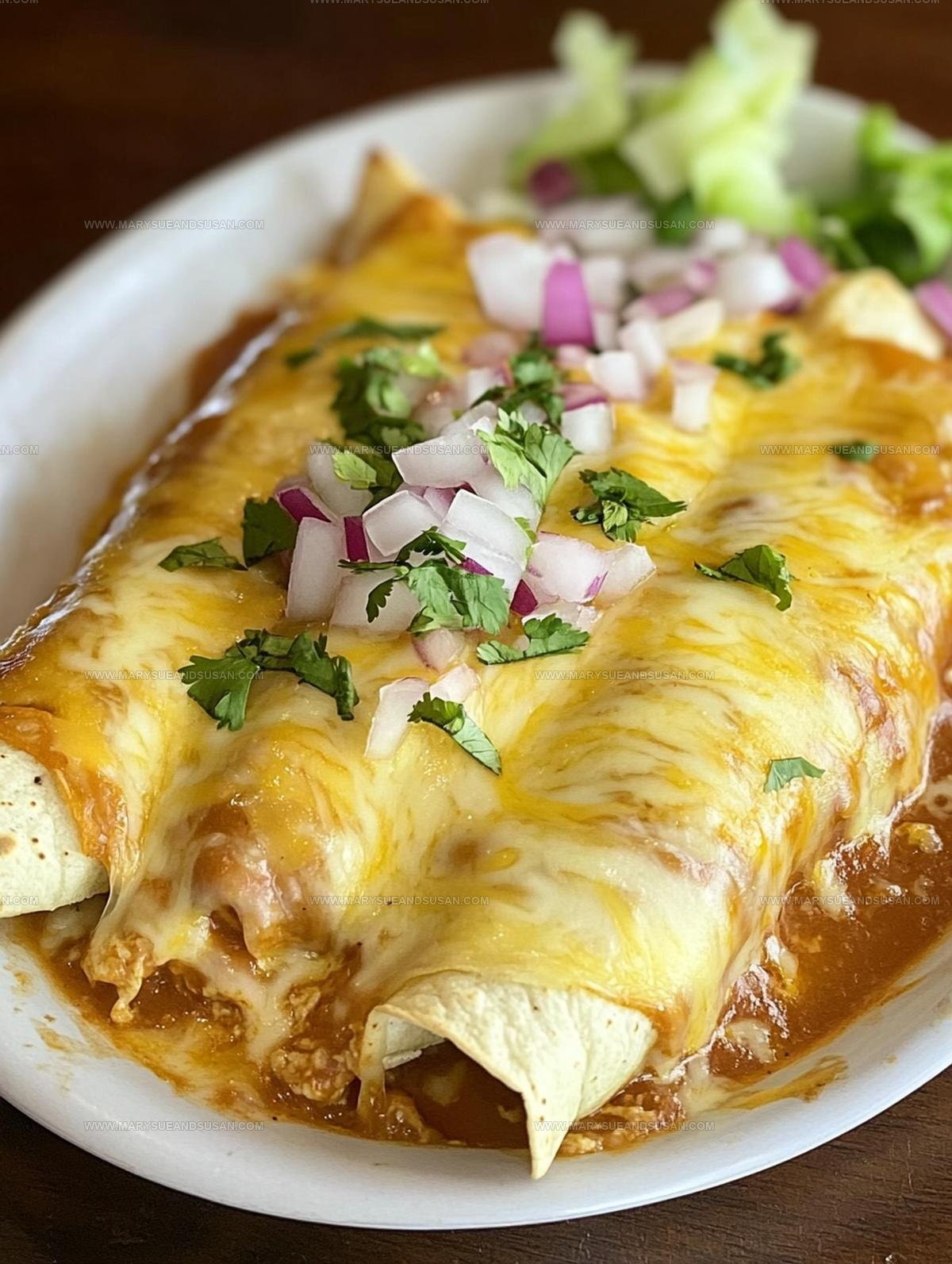 Easy Creamy Chicken Enchiladas Recipe