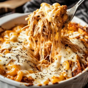 Smoky Maple Bourbon Pulled Pork Mac Cheese Casserole Recipe