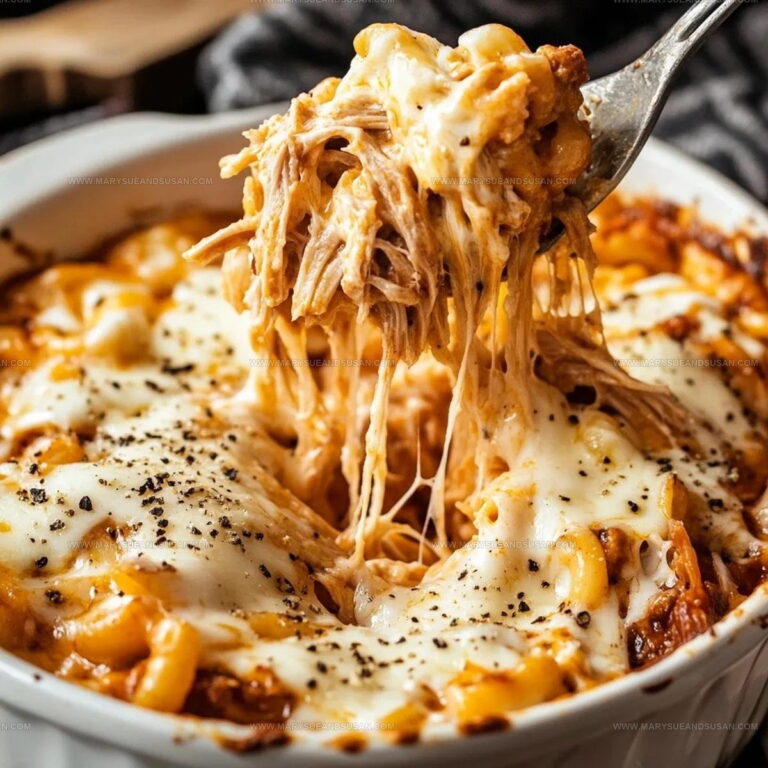Smoky Maple Bourbon Pulled Pork Mac Cheese Casserole Recipe