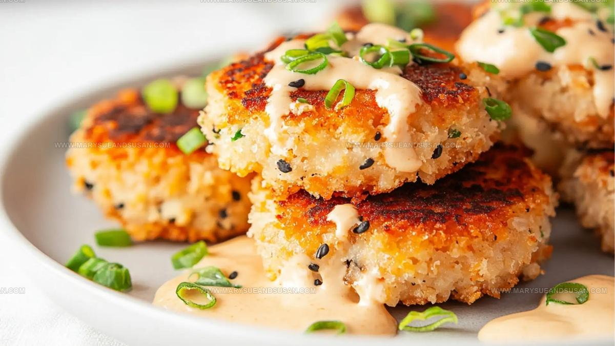 Asian-Style Tuna Cakes with Spicy Mayo Recipe