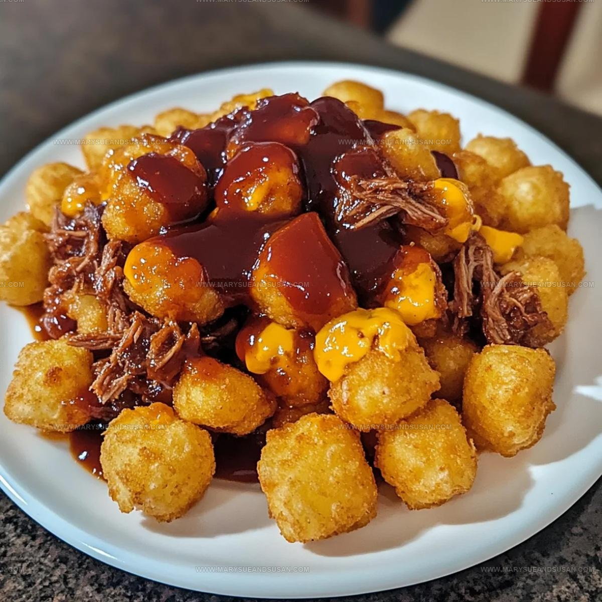 Crunchy BBQ Pulled Pork Tater Tots Recipe