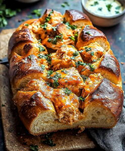 Buffalo Ranch Chicken Bread Recipe
