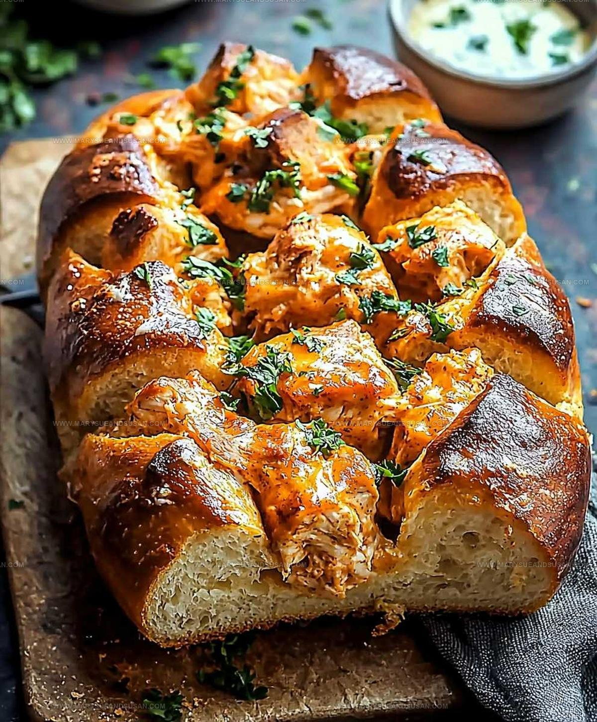 Buffalo Ranch Chicken Bread Recipe