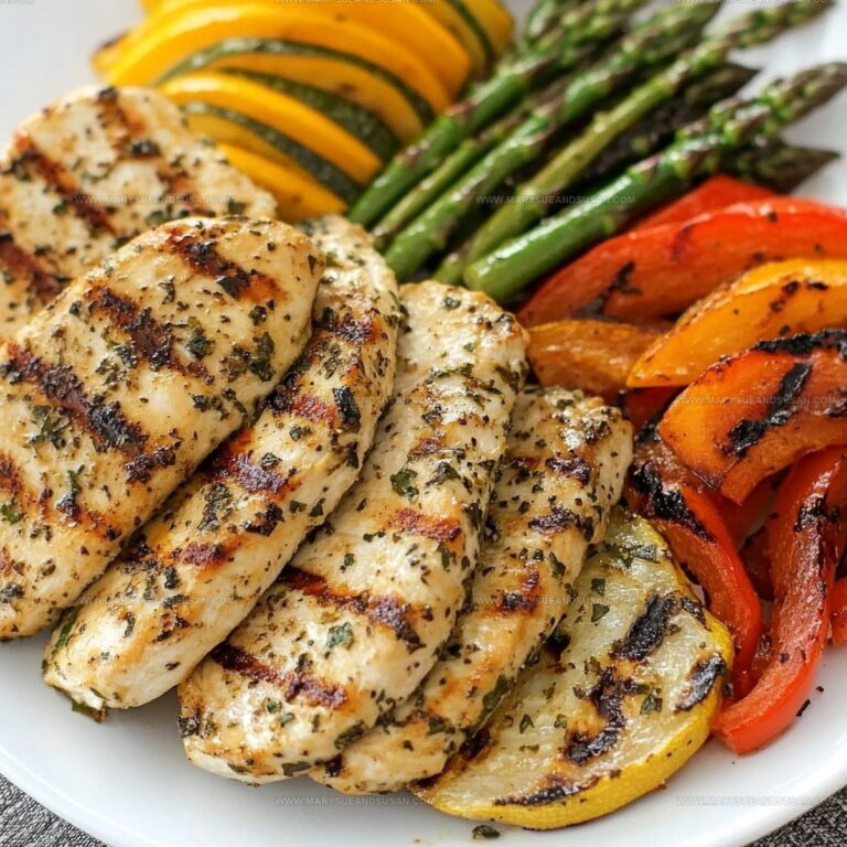 Grilled Garlic Herb Chicken And Veggies Recipe