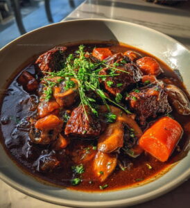 French Red Wine Beef Bourguignon Recipe