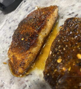 Oven Glazed Cajun Honey Butter Salmon Recipe