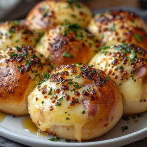 Honey Mustard Ham And Cheese Bombs Recipe